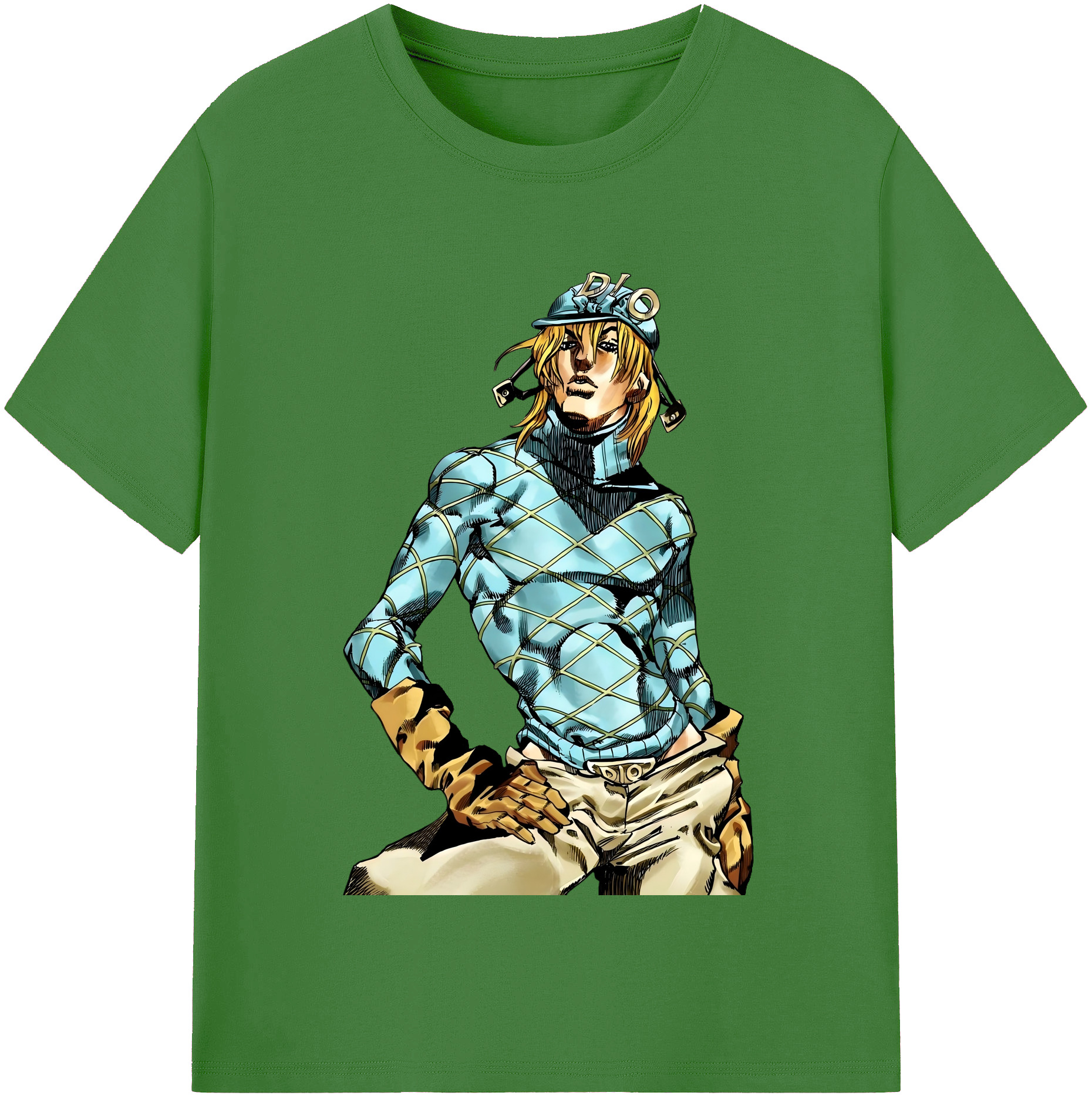 （画像用） ジョジョの奇妙な冒険 ディオ?ブランドー JoJo's Bizarre Adventure Dio Brando レディースカジュアルプリントTシャツ（綿100％）